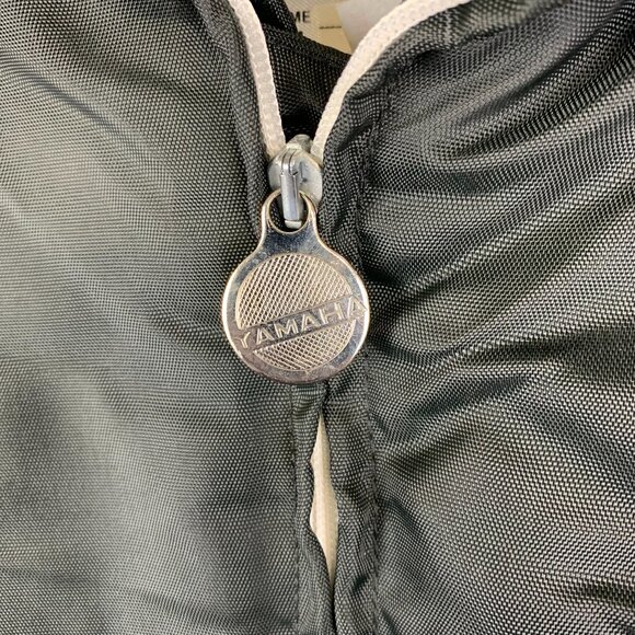 Vintage Yamaha Mens Snowmobile Jacket Medium Black Full Zip Insulated 70s-80s - Picture 2 of 12